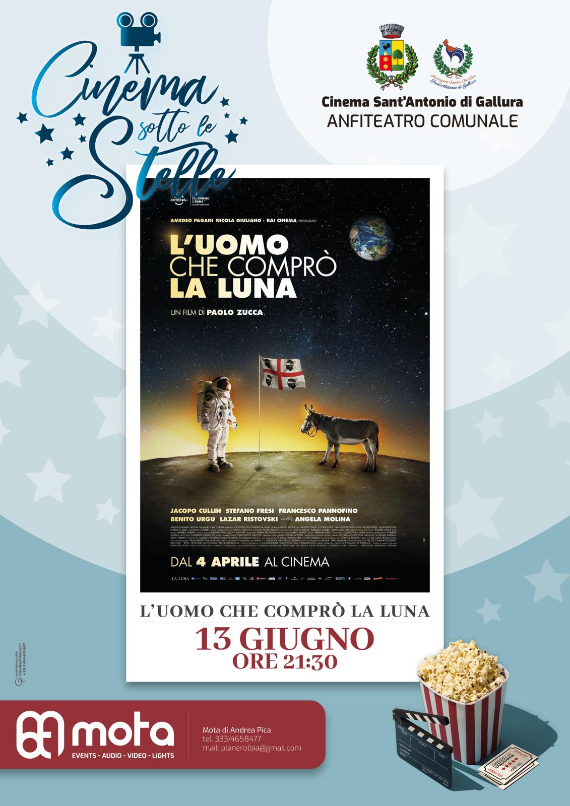 Cinema sotto le stelle a Sant'Antonio di Gallura